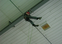 Hall access via ropes